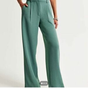 Abercrombie and Fitch wide leg tailored pants
